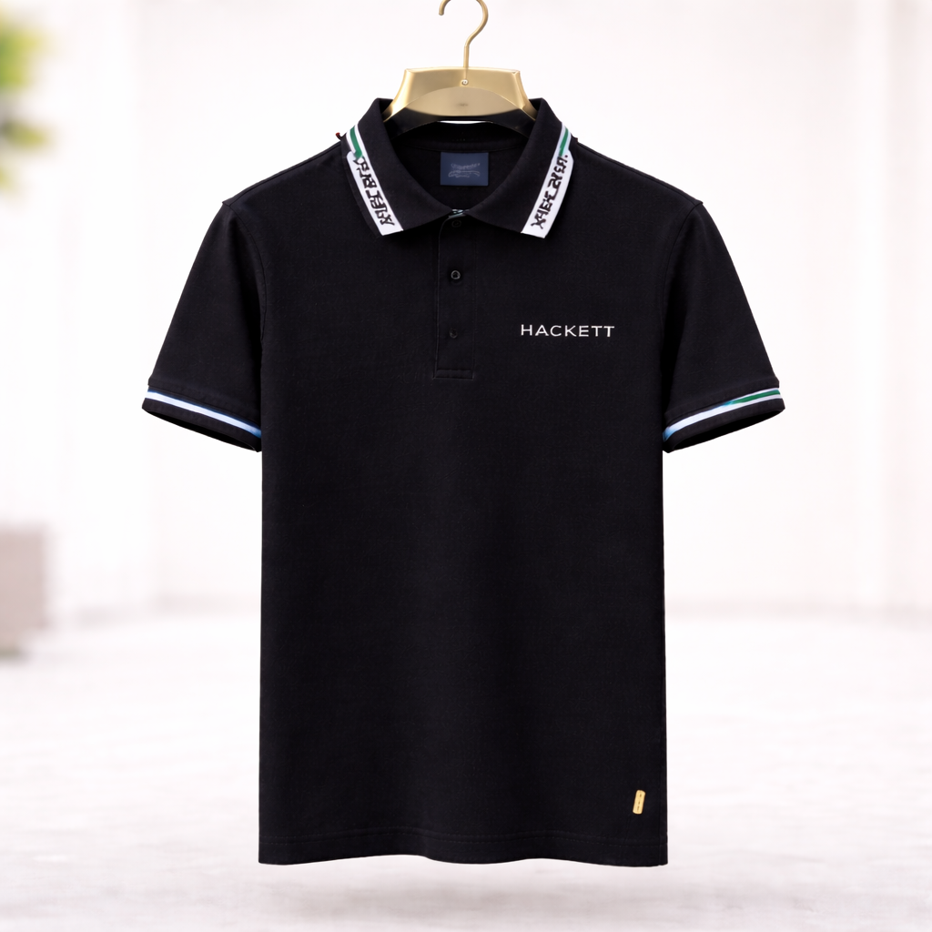 Men’s Premium Polo T-Shirt Combo – White, Black, Dark Green & Navy Blue (Pack of 3)