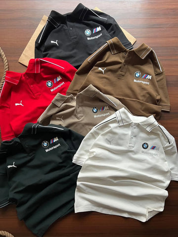 🔥 Cargonic Shop Premium Motorsport Polo T-Shirt – Pack of 3