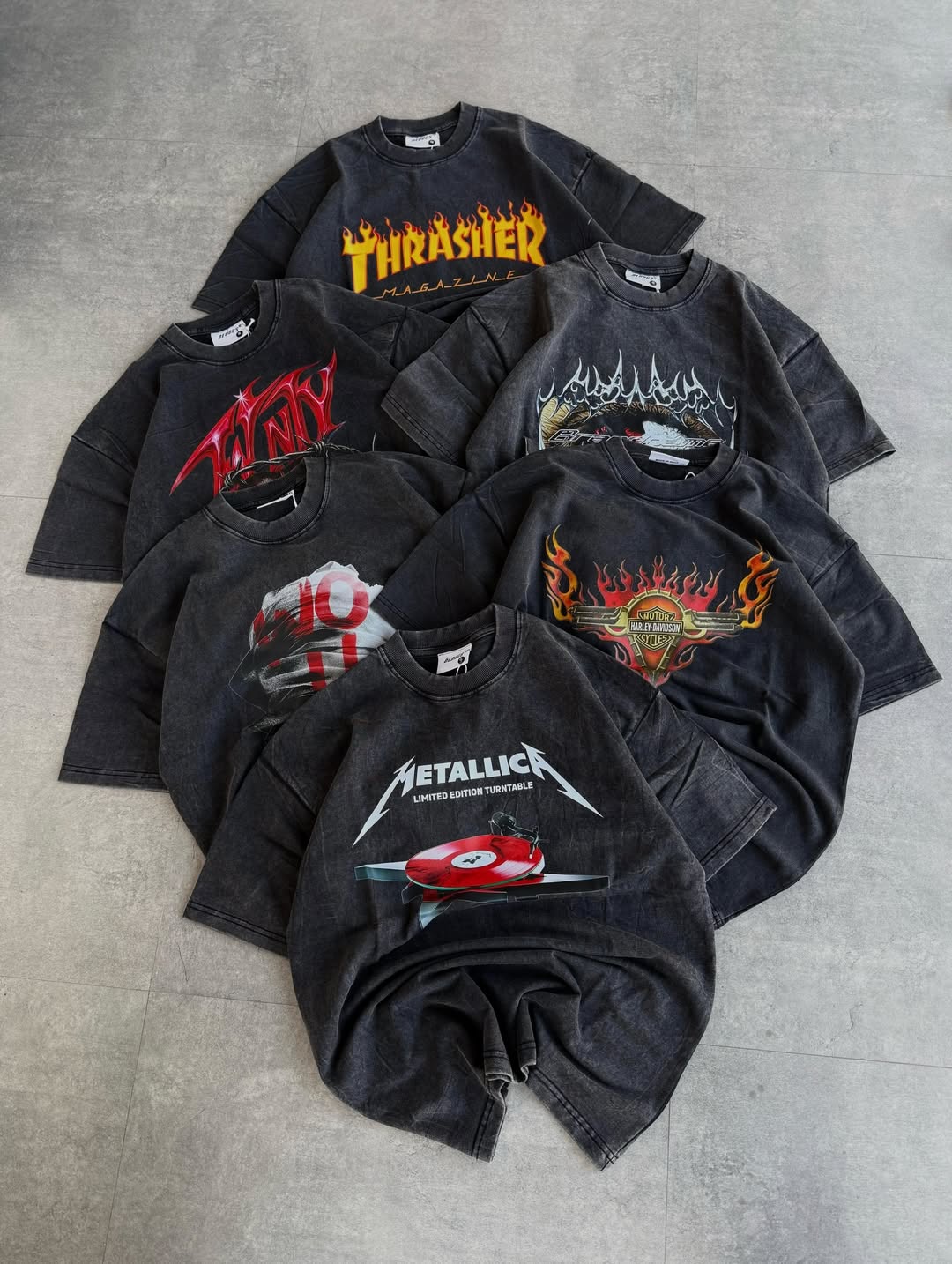 🔥 New Arrival – Premium Drop Shoulder Graphic T-Shirts (Pack of 3) 🔥