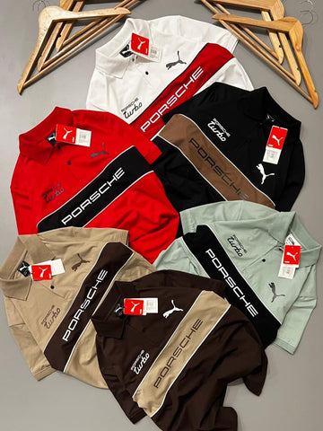 PUMA x Porsche Legacy men's polo t-shirts. (PACK OF 3)