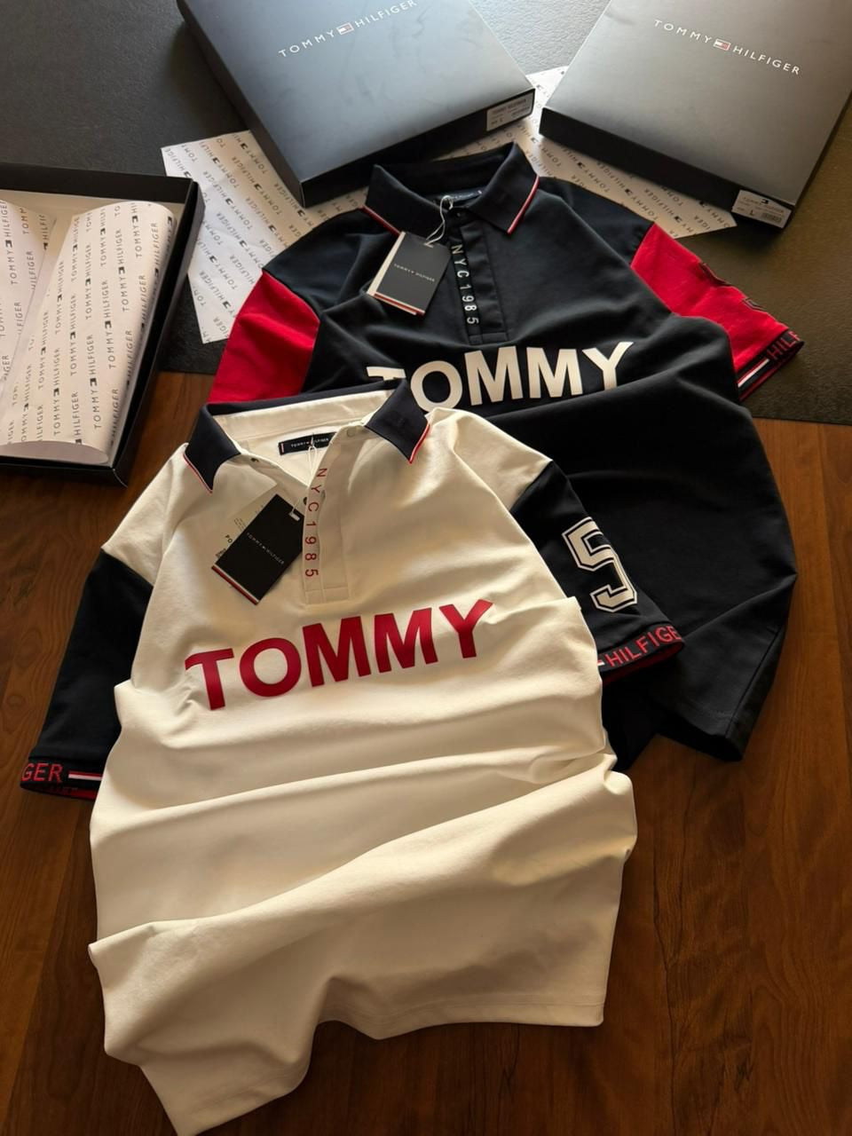 Tommy Hilfiger branded infant or toddler top, likely a cotton tank top or t-shirt (PACK OF 3)